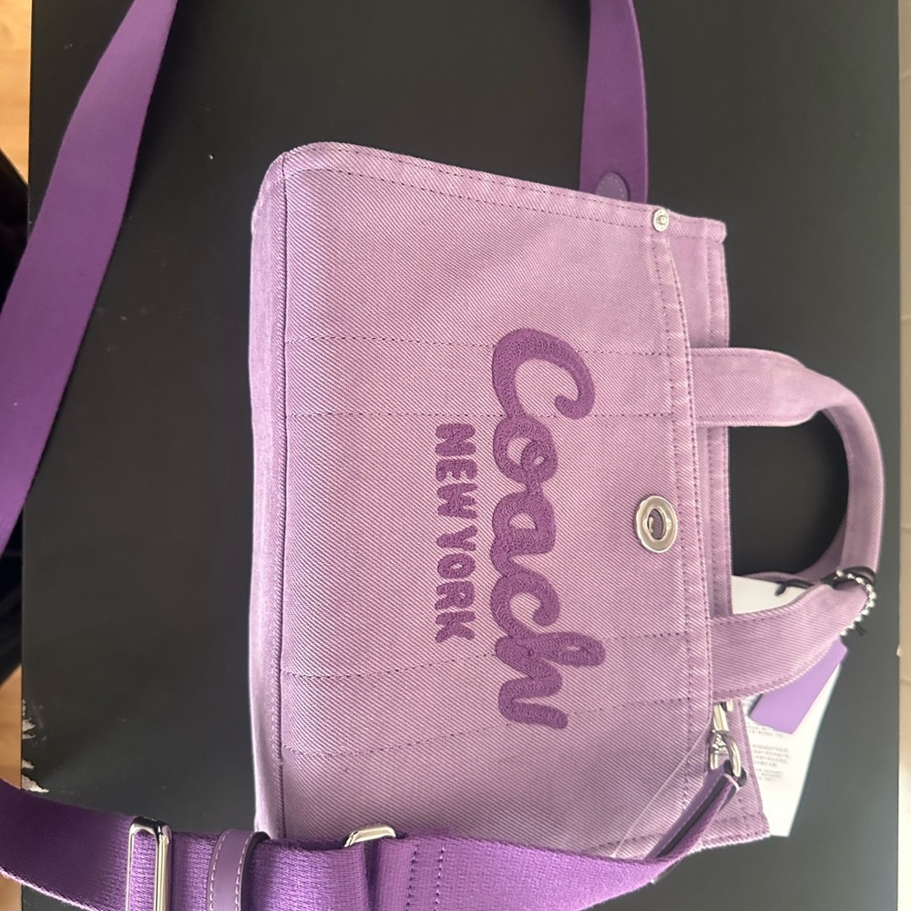 Coach Denim Cargo 26 Crossbody Bag